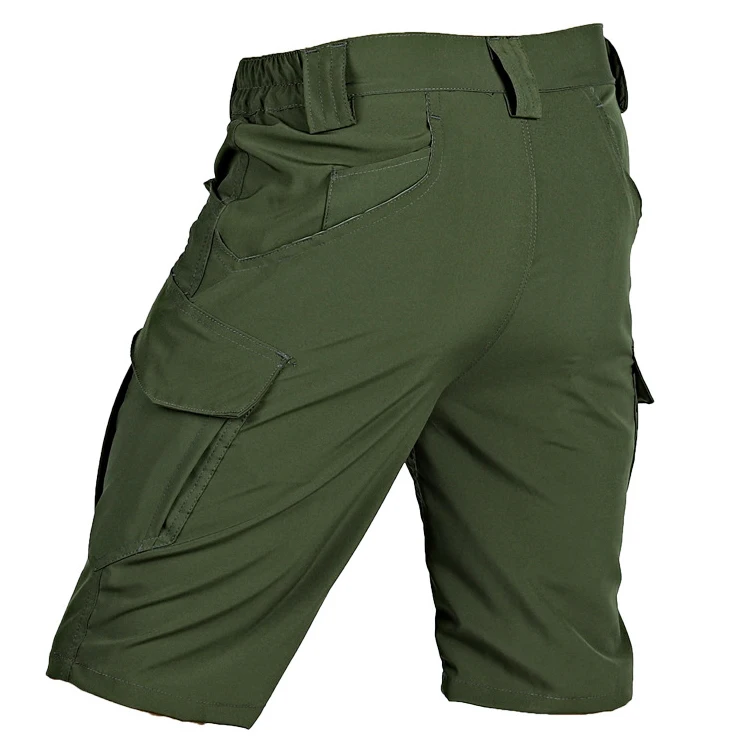 TRVLWEGO Herren Taktische Cargo-Shorts Schnelltrocknende Wander- und Arbeitshosen mit Mehreren Taschen Freizeit-Reise-Anglerhosen – Detail 12