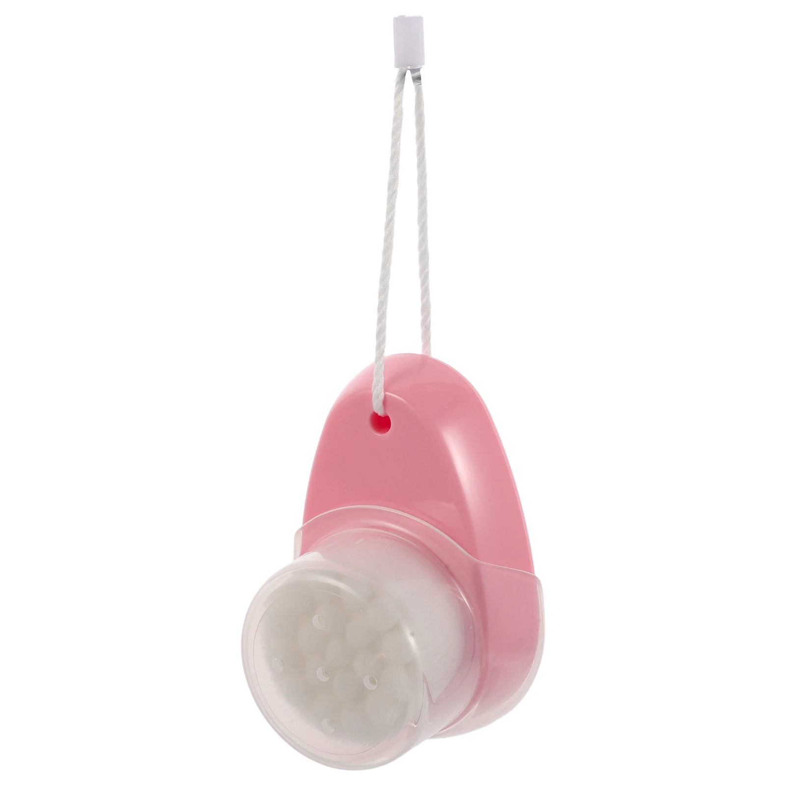 

Silicone Facial Cleansing Brush Pink Wash Scrubber Dual Sided Soft Bristles Manual Deep Clean Exfoliating Massaging Skin Care