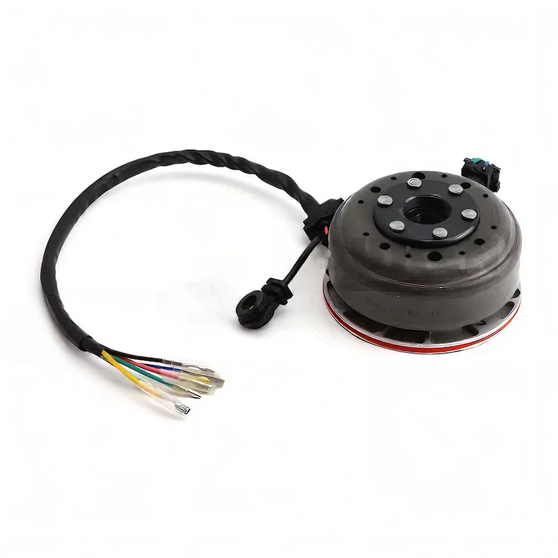 Motocykl zapłon Magneto stojan koło zamachowe ze światłem dla YINXIANG YX 140cc 1P56FMJ W063 silnik BSE SDG SSR 1P56FMJ W063 części