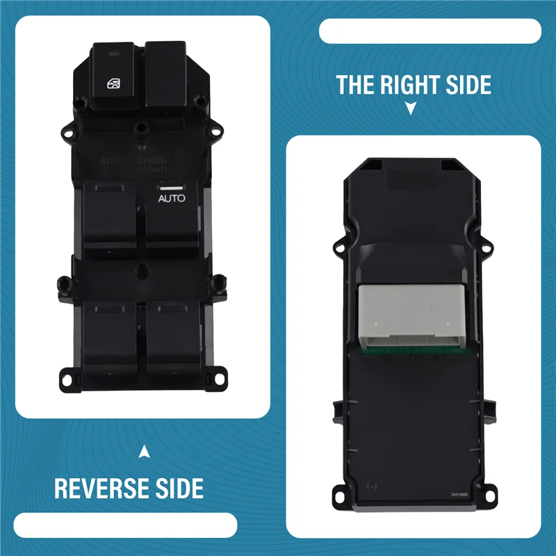 Y45A-RHD جديد منظم النافذة زر 35750-T5L-T410 لتويوتا سيتي 15-17 نافذة الطاقة مفتاح التحكم الرئيسي 35750T5LT410