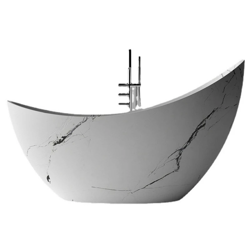 

artificial stone boat-shaped hotel homestay, special-shaped Internet celebrity moon-shaped bath tank