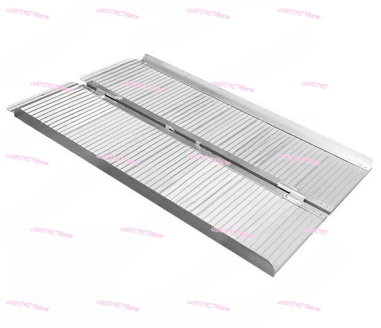 

Aluminum Alloy Portable Barrier-free Ramp Mobile Folding Aluminum Alloy Stair Steps Wheelchair Ramp
