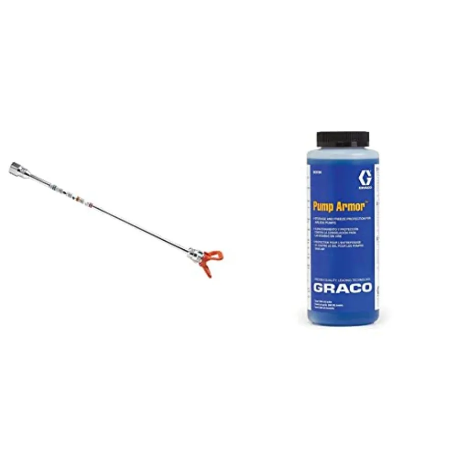 

Удлинитель для насадки Magnum 15 дюймов, серый, артикул 243041, и защита насоса Graco 243104, объем 1 кварт, артикул 243104