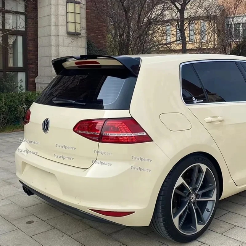 Oettinger Style Roof Spoiler For VW Volkswagen Golf MK7 7.5 GTI R R Line ABS Rear Trunk Lip Spoiler Wing Aleron Golf 7 2013-2020