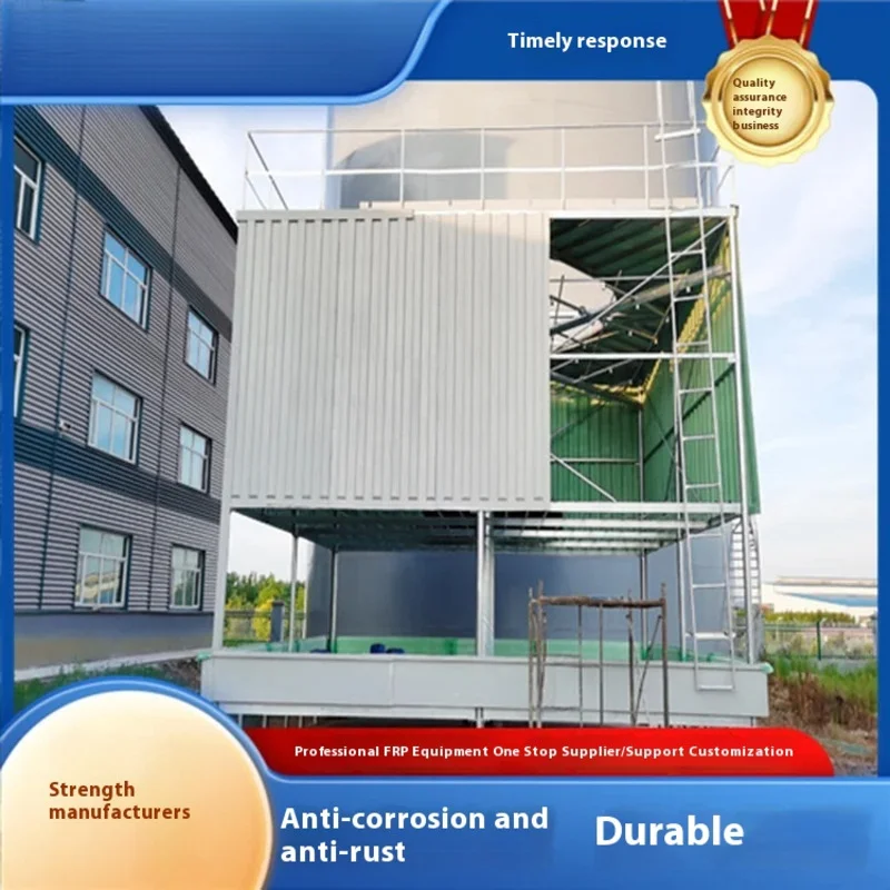 Closed cooling tower industrial type cold water cross flow Reverse flow closed cooling tower Industrial refrigeration and coolin
