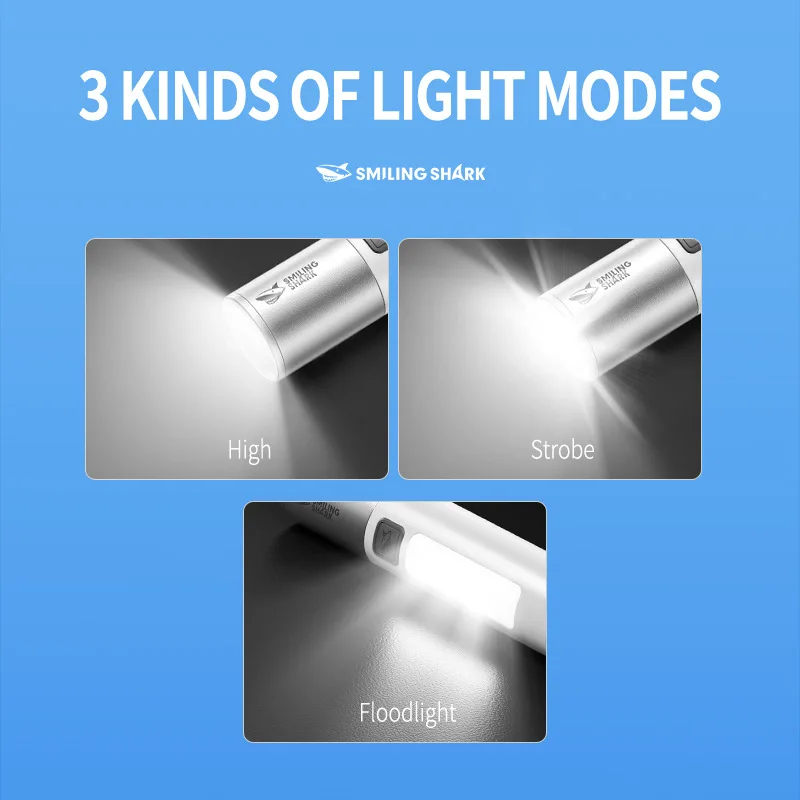 Xiaomi Youpin 強力な光懐中電灯ホーム緊急キャンプ高輝度多機能充電式照明ランプ屋外