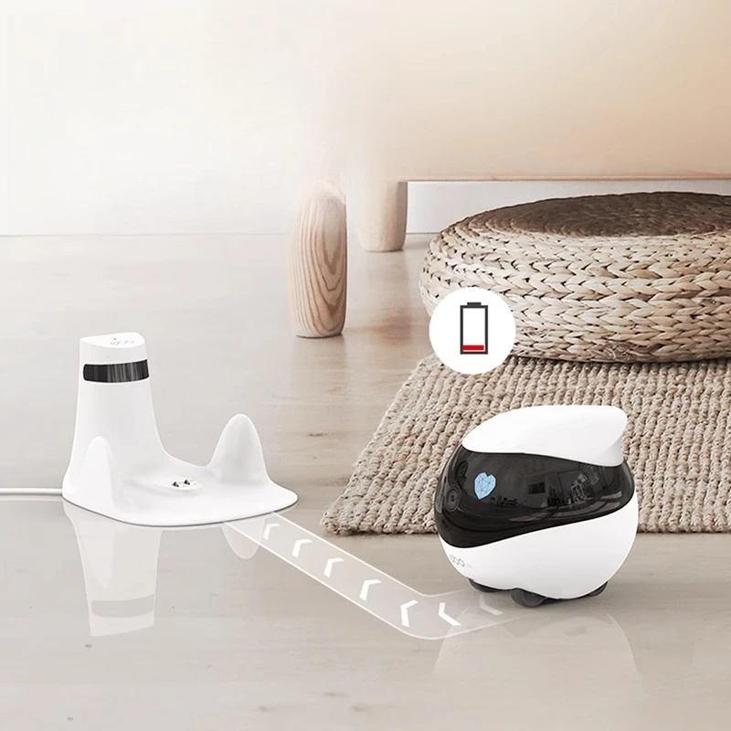 كاميرا متنقلة للمنزل بأكمله، كاميرا لاسلكية للمنزل الذكي لمراقبة الحيوانات الأليفة