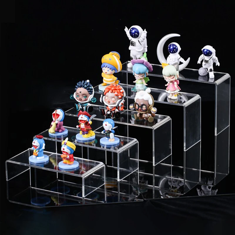 Acrylic Display Stand,Jewelry Riser Handwork Display Shelf Retail Stand Cupcake Dessert Makeup Perfume Figures Collectible Stand