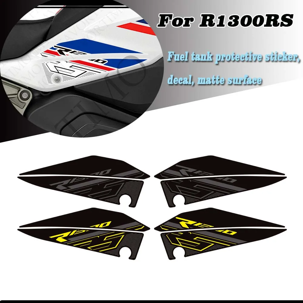 Motorcycle For R1300RS R 1300 RS R1300 Tank Pad TankPad Cap Grips Gas Fuel Knee Stickers Decals Protection 2025 2026