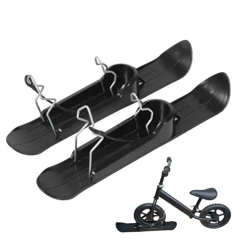 Snow Skis Set Training Cycling Skiing Sled Portable Scooter Winter Snow Sledge Board For Walkers Balance Cycling