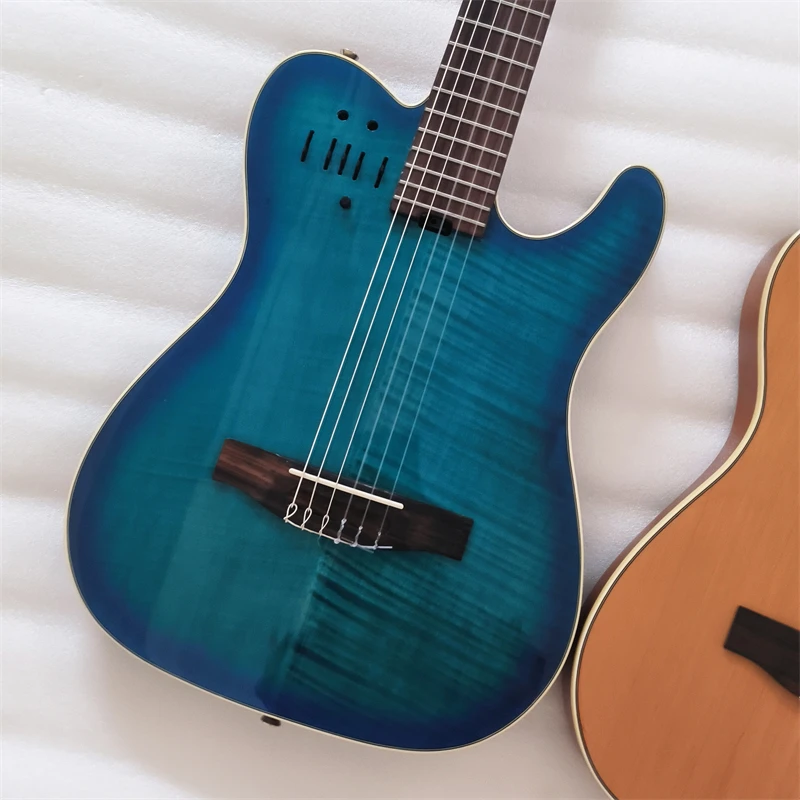 Struna nylonowa, gitara cicha, gitara cicha z strunami nylonowymi