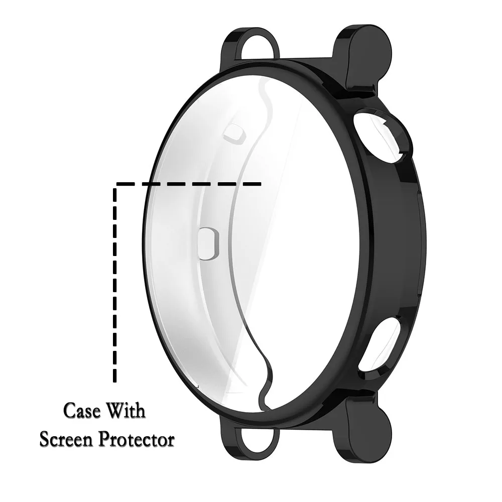 Watch Case For Huawei Watch GT4 41mm Protective Shell Soft and Flexible TPU Cover With Screen Protector