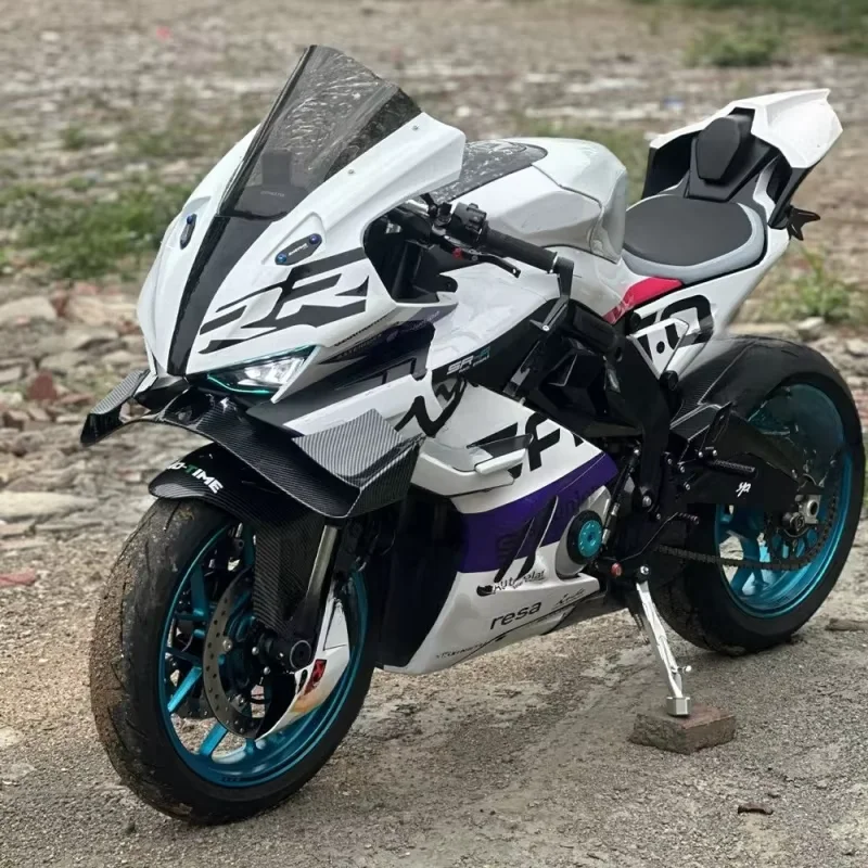 CFMOTO 675SR-R 675 SR-R의 경쟁력 있는 하단 립 스포일러 대형 전면 립 무손상 직선형 측면 엣지 스포일러 수정 썸네일 4