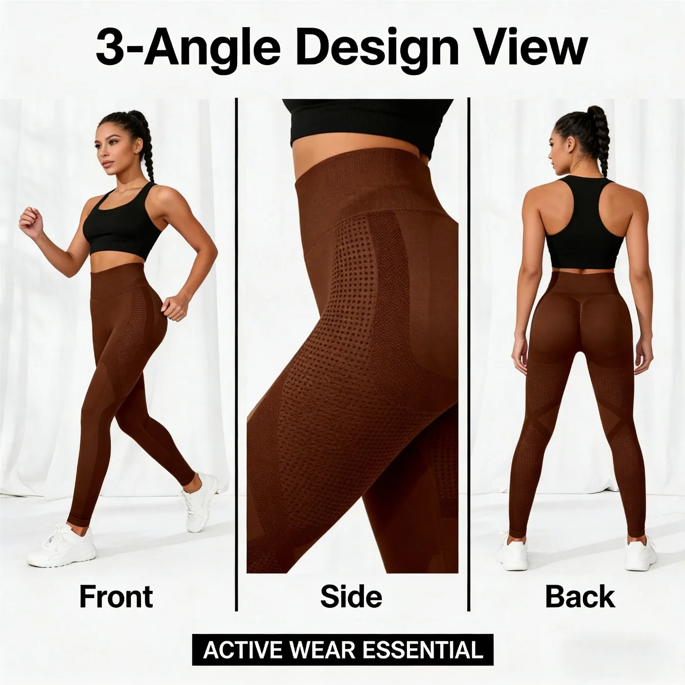 Hip Lifting Seamless Yoga Pants Breathable And Quick Drying Fabric Summer Gym Training