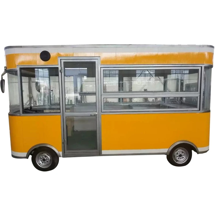 Mobile kitchen hot dog cart bus electric electric solar van