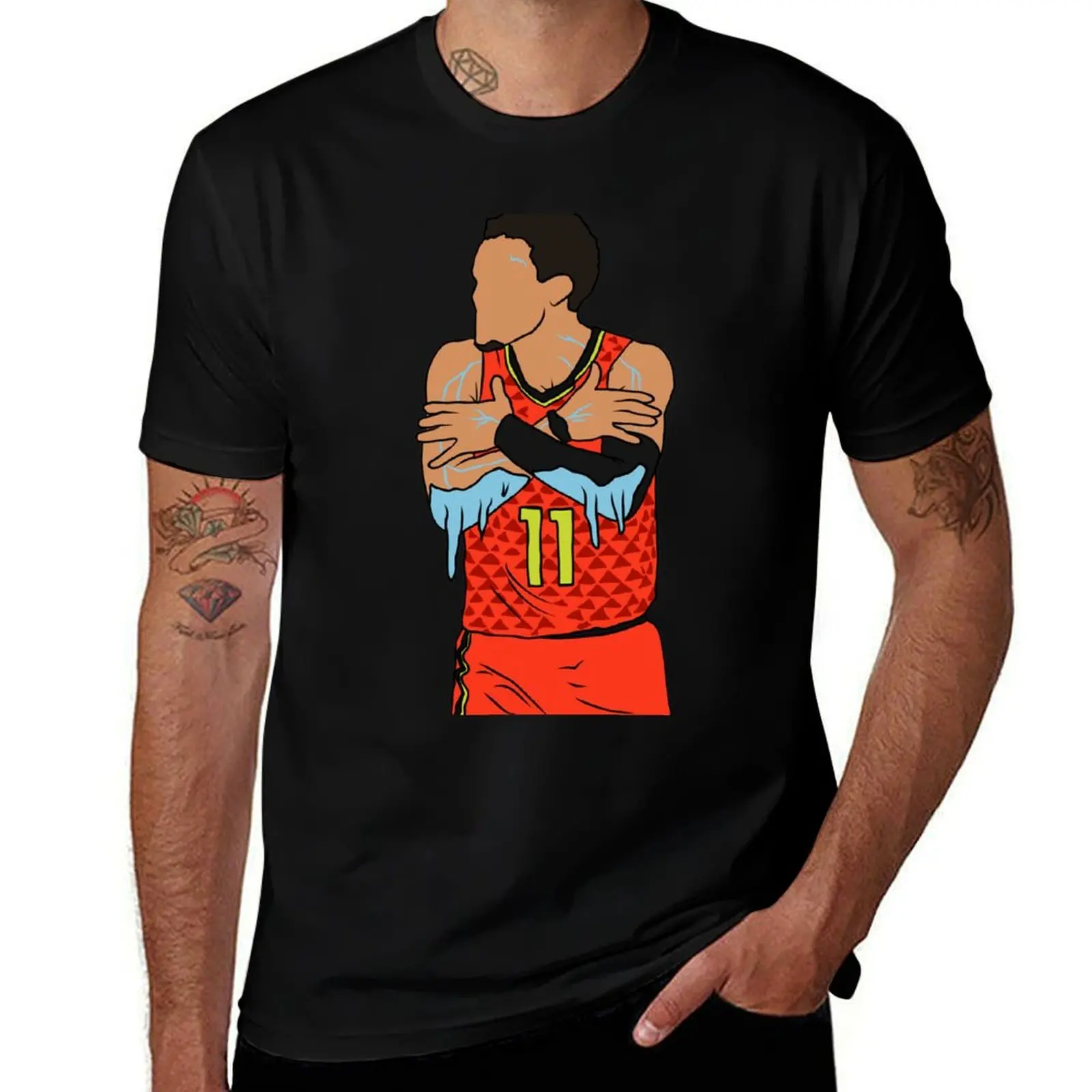 

Trae Young Ice T-Shirt man t shirts cotton t shirts for man cotton soft