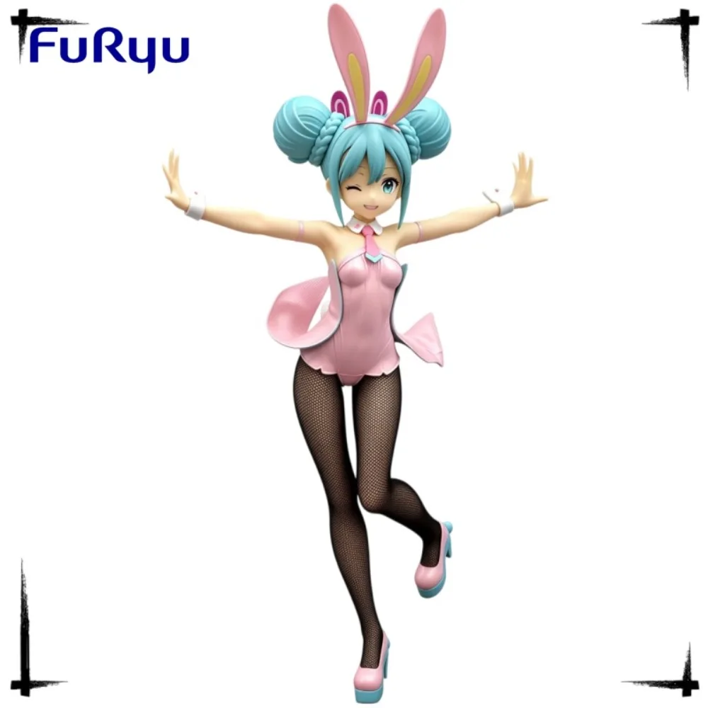 figurine-originale-furyu-bicute-bunnies-hatsune-miku-lapin-rose-modele-de-collection-vocaloid-decoration-d'anniversaire-pour-bureau