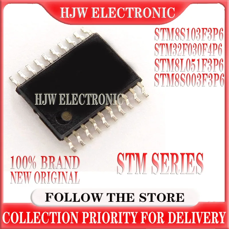 (10piece) 100% New STM8S003F3P6 STM8S003 STM8S103F3P6 STM32F030F4P6 STM32F042F4P6 STM8L051F3P6 TSSOP-20 In Stock