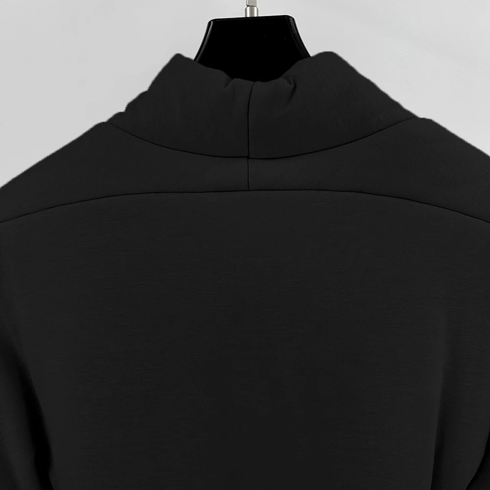 Simple Thickened Warm Women Winter Jacket Y2k Tie Design Tuxedo Elegant Commuter Cotton Jacket Tops 2024 Fall New