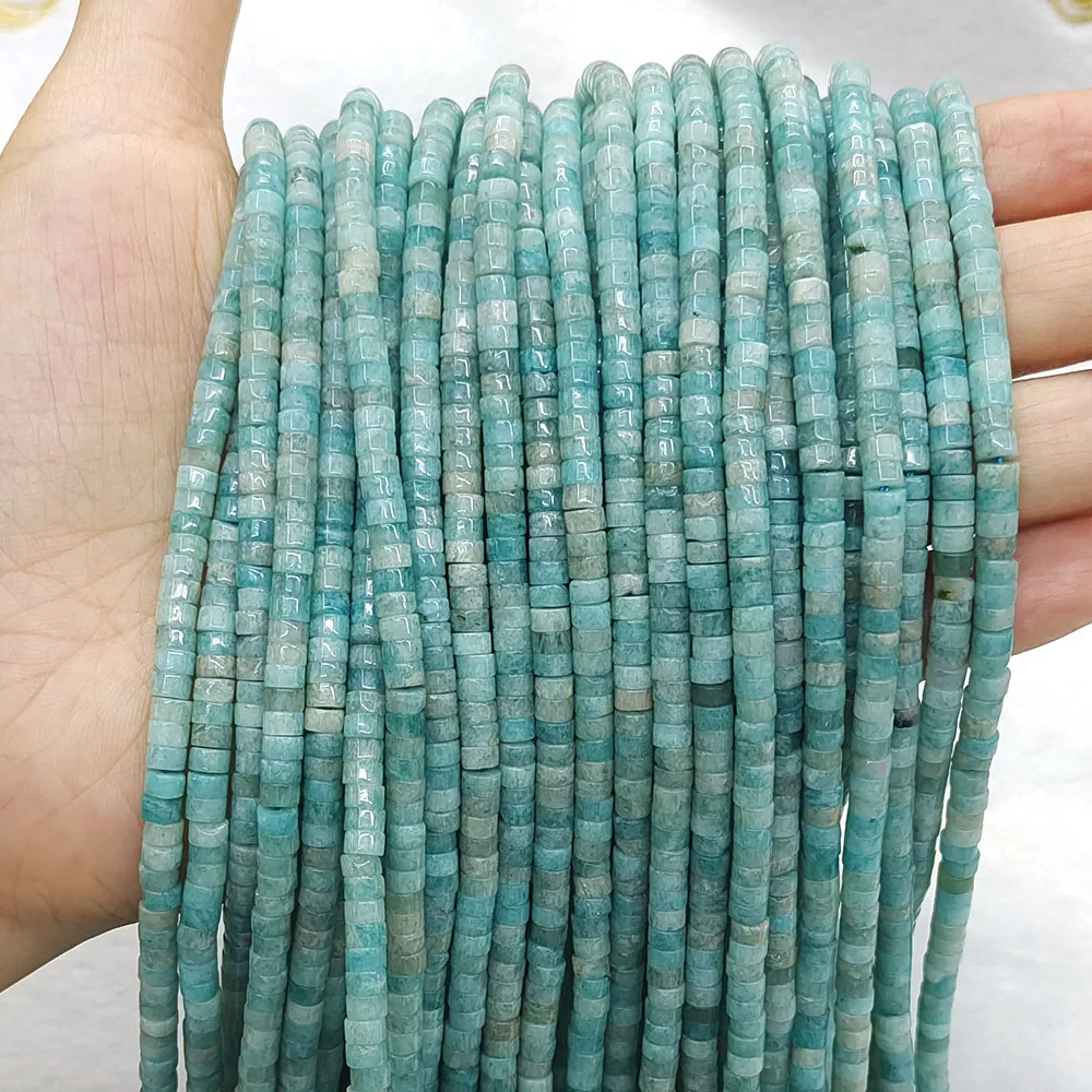 4x2mm Natural Stone Flat Disc Round Healing Crystal Amethyst Rose Quartz Rondelle Gemstone for Jewelry Making DIY Handicrafts - Image 5