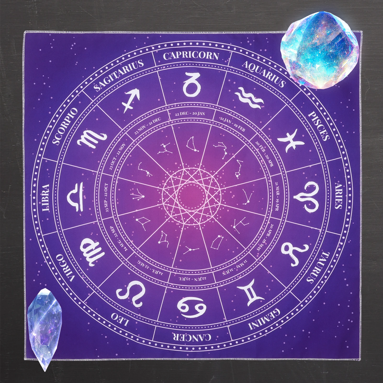 

Tarot Table Cover Divination Tablecloth Desktop Tapestry Polyester Diaviation Decor