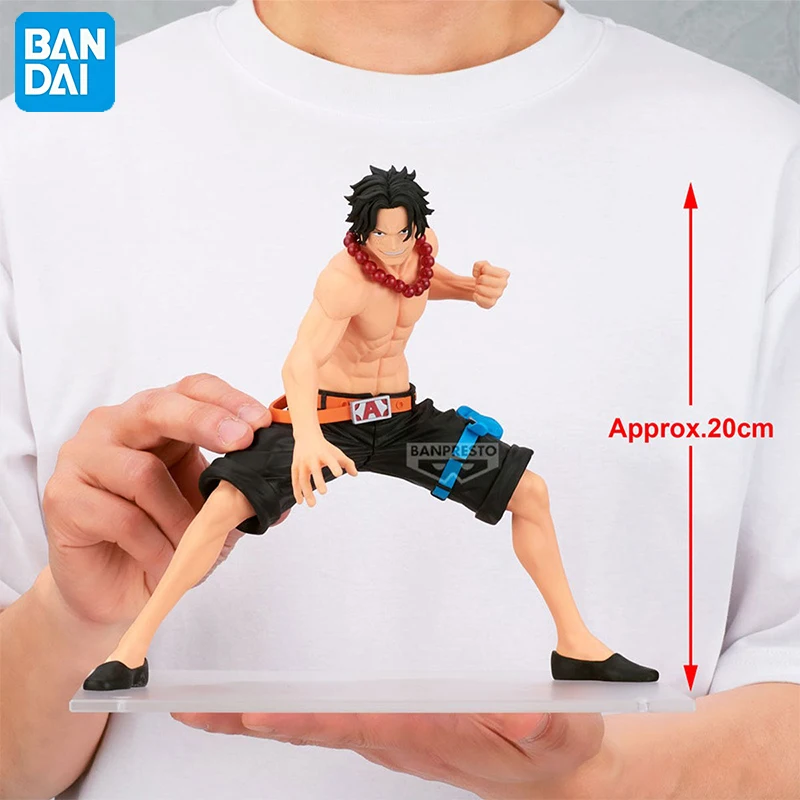 

In Stock Bandai One Piece Grandista Ace Shanks Newgate Monkey.d.luffy Gear5 Anime Action Figures Model Toy Collections Gift