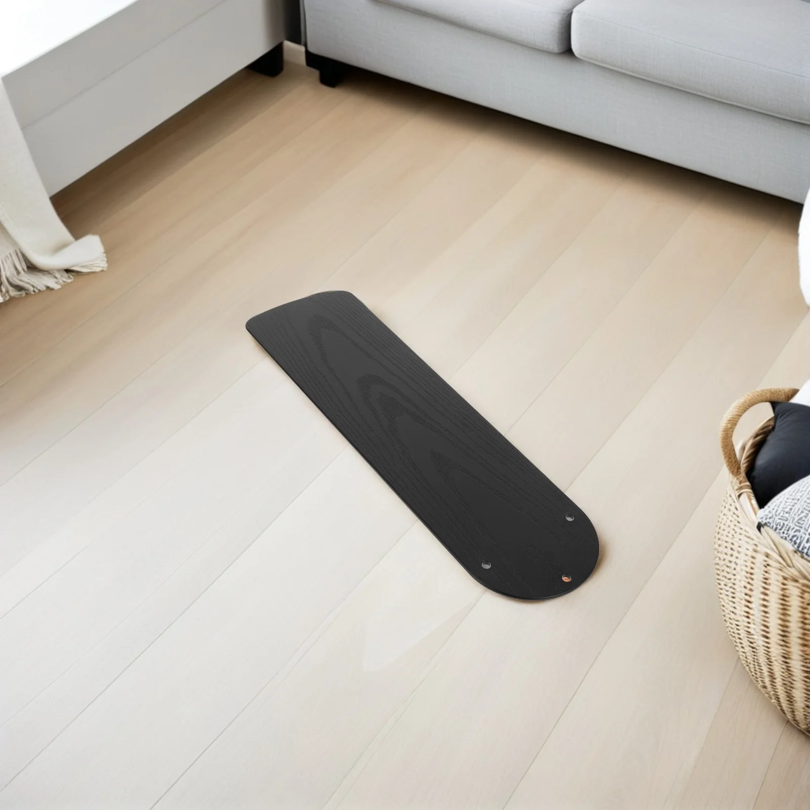 استبدال شفرة مروحة السقف البلاستيكية نمط الحبوب الخشبية سهلة التركيب للمنزل والمكتب وغرفة النوم قطع غيار شفرات المروحة الهادئة