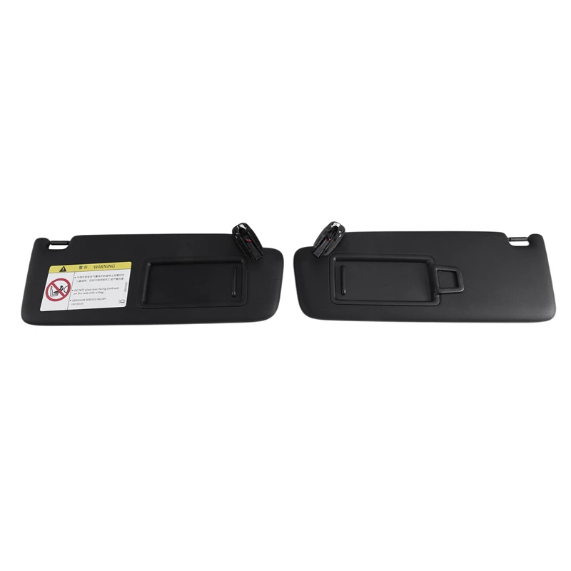 Super Sale 1Pair 8WD857551 8WD857552 Front Sun Visor Panel Sun Shade with Makeup Mirror for Audi A4L A5 Q5L Q2L 2017-2025