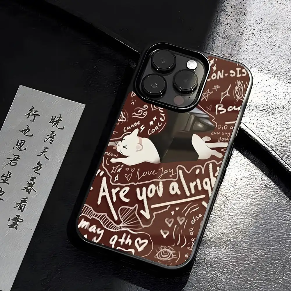 Cartoon Lovejoy Band Phone Case PC+TPU For IPhone 15ProMax 13 11 12 14 Pro Xs Max Mini Xr X 7 8 6 6s Plus Cover