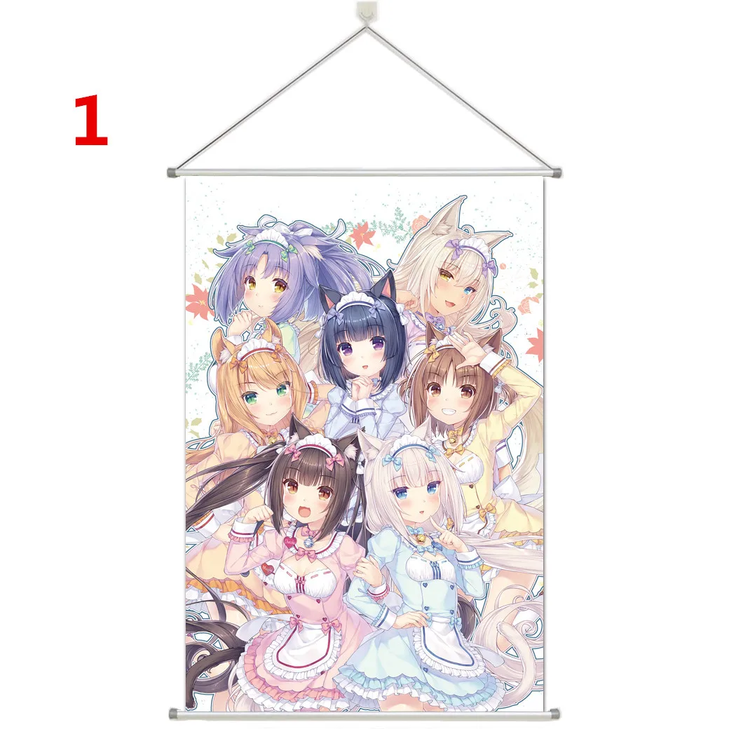 NekoPara Vanilla Chocola Comic Canvas Painting Cartoon Posters Prints for Children Room Decoration Pictures Room Decor Pictures