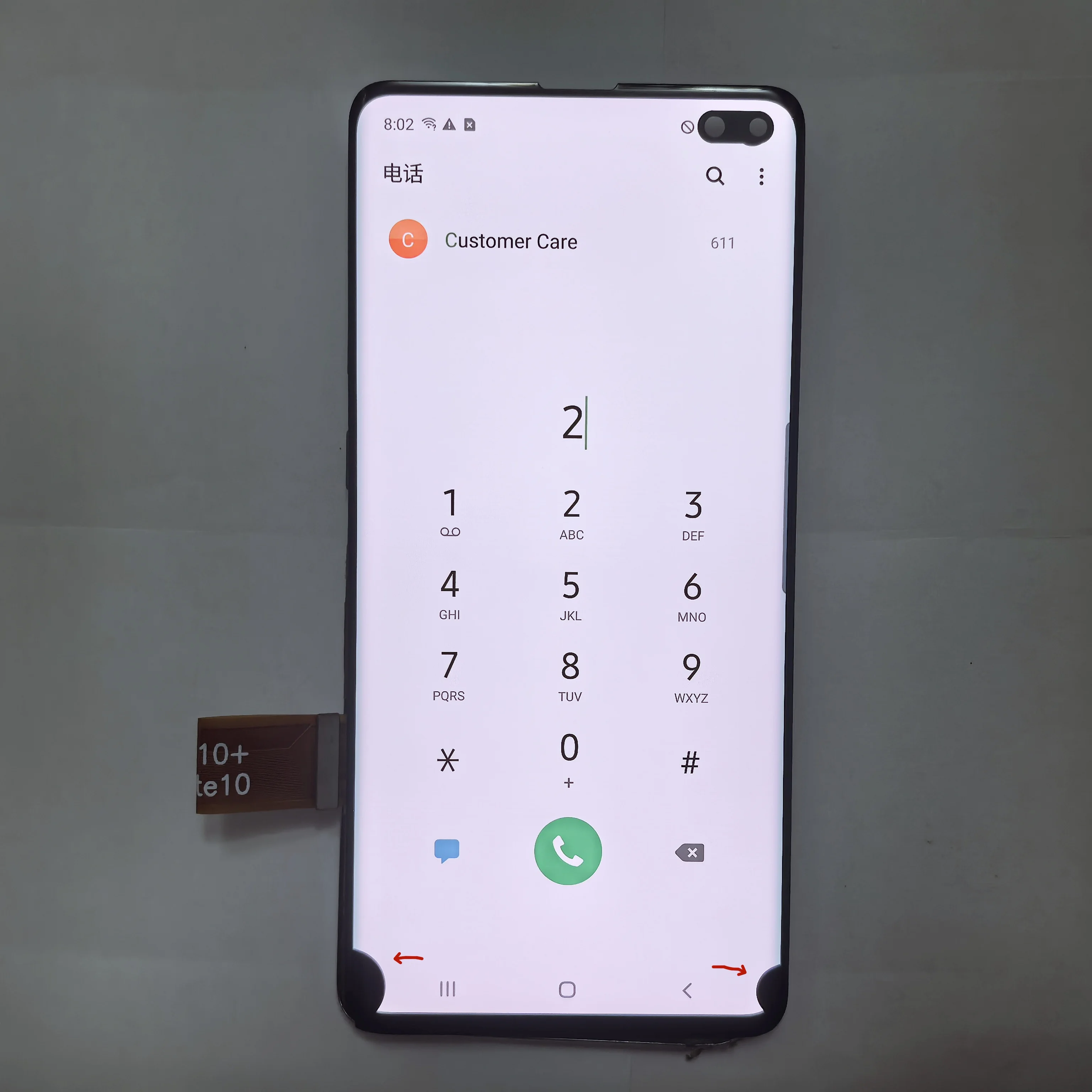 Super AMOLED LCD With defect dot for Samsung Galaxy S10 plus g9750 g975f/DS g975u LCD display touch screen digitizer Assembly