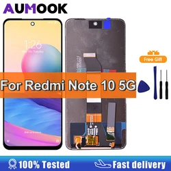 Note 10 5G ЖК-дисплей для Xiaomi Redmi Note 10 5G ЖК-дисплей с цифровым преобразователем сенсорного экрана в сборе для Redmi Note 10 5g ЖК-дисплей