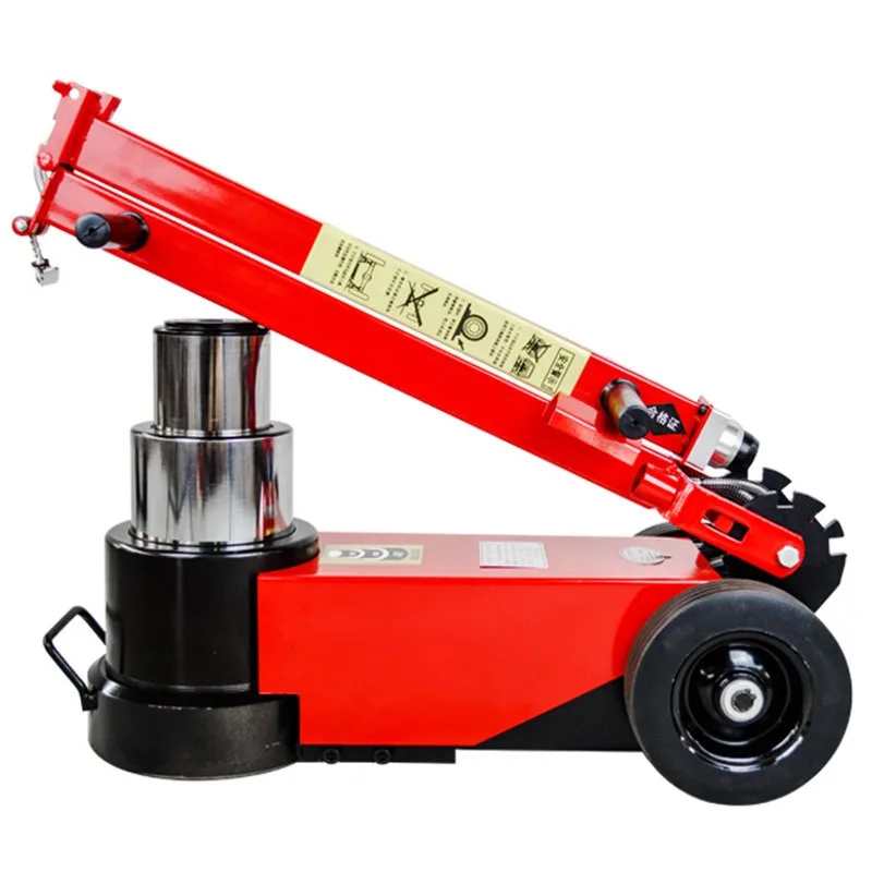 

Horizontal Pneumatic Jack Hydraulic 40T 60T 80T 120T Steam Pneumatic Pressure Heavy Duty Jack for Heavy Truck
