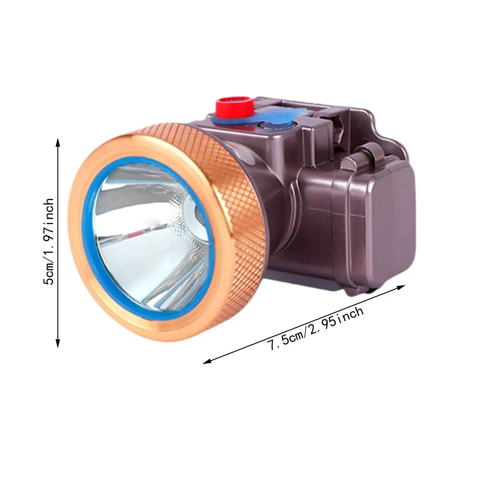 Rechargeable Flashlight for Cycling, Night Fishing, Running,