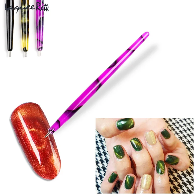 1Pcs Cat Eye Strong Magnet Stick for cat eye Gel Polish Varnish Tips Builder Nail Art 3D Magnetic Design Pro Manicure Salon Tool