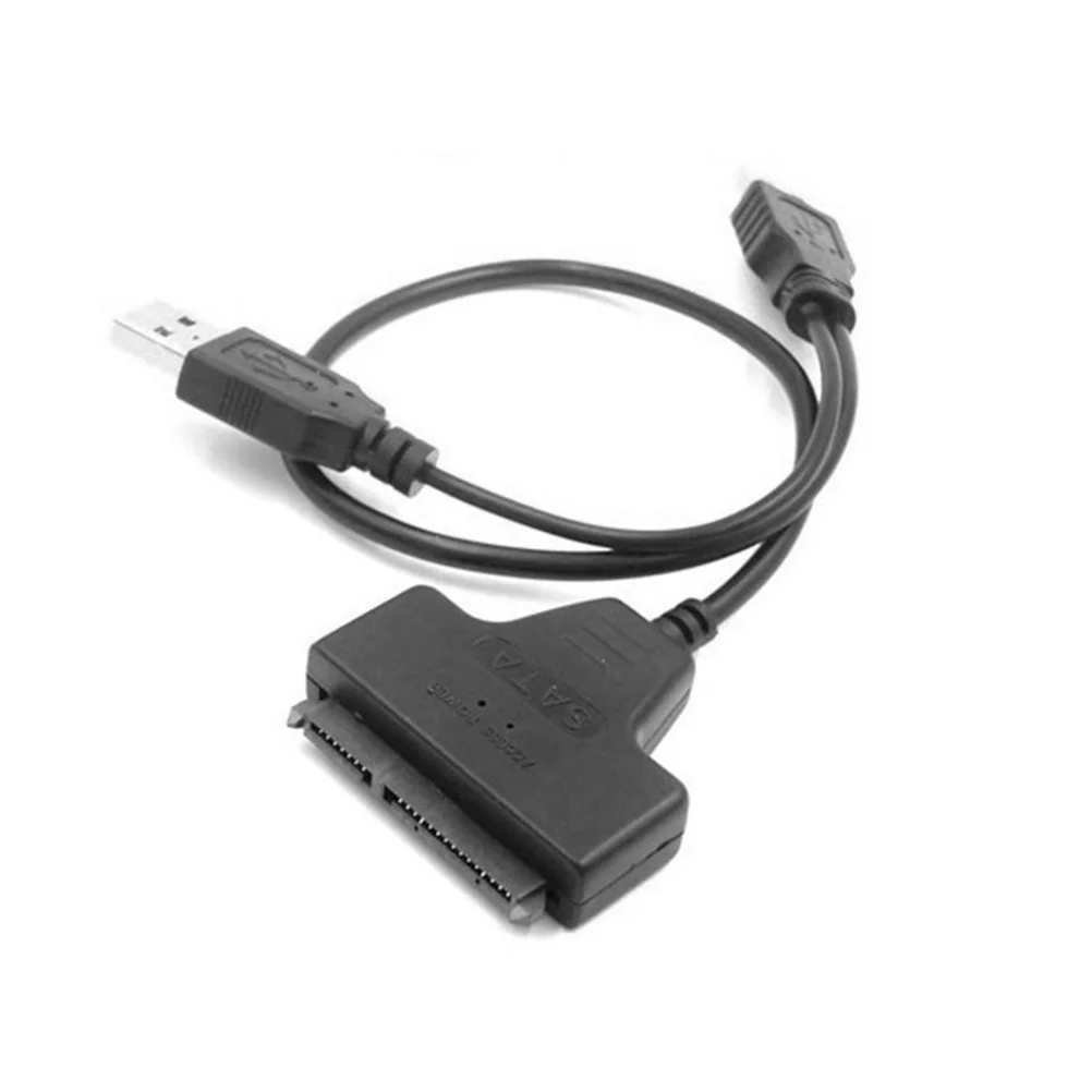 

2Pcs USB to Data Line 5V Voltage External Hard Drive Adapter Plug and Play Partition Formatting Cable USB to Data Line