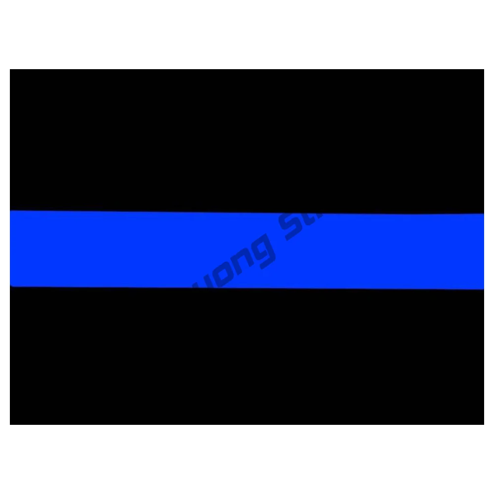 Thin Blue Line Police Officer Vinyl Decal Sticker Car Truck Window Cop Laptop Scratches Decoration for Bumper Suv Trailer Camper