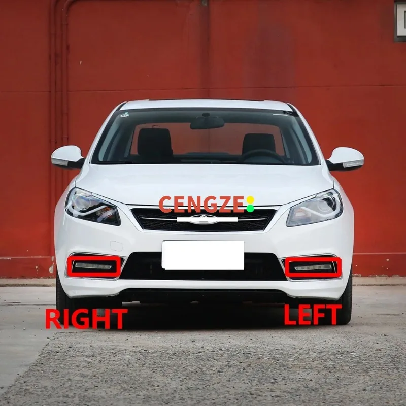 J42-4499010/20 Original Front Daytime Runing Lights Front Bumper Lamp Assembly for CHERY ARRIZO 3 5 7