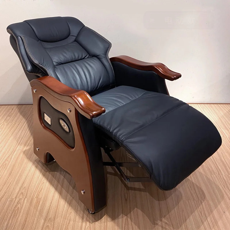 Leather Desk Office Chair Computer Ergonomic Executive Office Chair Recliner Massage Sillas De Oficina Office Furniture LQQ25XP