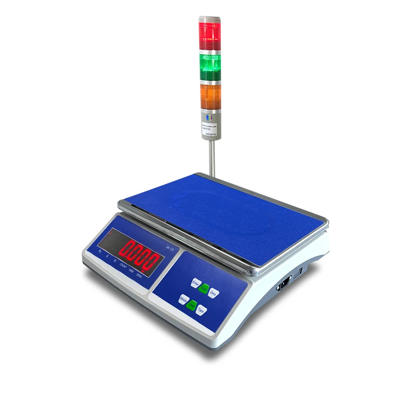 Three-Color Alarm Light Weighing Scale Upper And Lower Limit Alarm Table Scale Can Be Switched LB