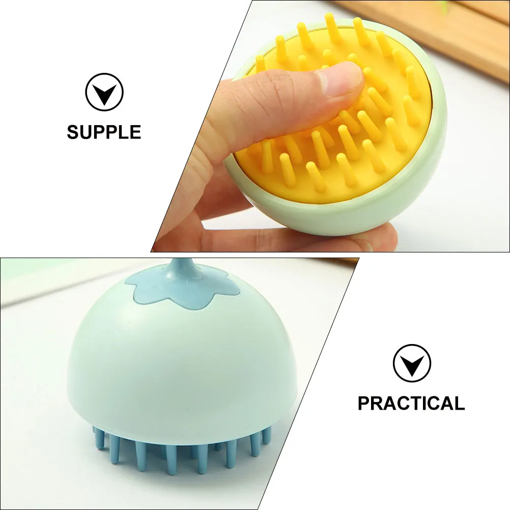 

Щетка для мытья головы, массажер для кожи головы, шампунь для волос двойного назначения, расческа для женщин и мужчин, очистка от перхоти, себа, грязи, способствует кровообращению