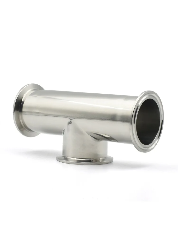 38–102 mm Sanitär-Kartenhülsen-T-Stück aus Edelstahl 304, kurzes Ende, 1,5–4 Zoll, selbstgemachtes Bier-Pipeline-Zubehör mit drei Clips – Detail 6