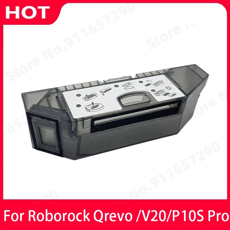 Roborock Qrevo Master / V20 / P10S Pro Neue Staubbox Staubsaugerroboter-Teile Roboter-Staubbehälter Zubehör