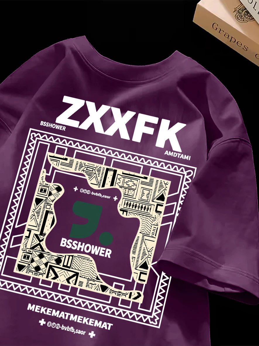 

Повседневная футболка унисекс с коротким рукавом, летняя, стильная, универсальная, без этикетки, премиум-класса, с защитой от катышков, для возраста 18-24 года