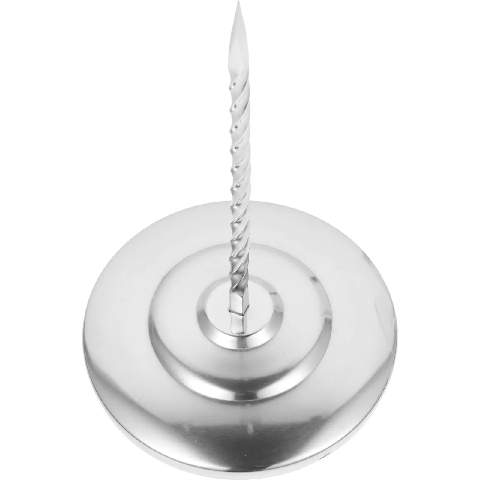 Stainless Steel Receipt Stand Spike for Restaurant Bill Check Desktop Bill Holder Stand Silver Color Kitchen Office Use