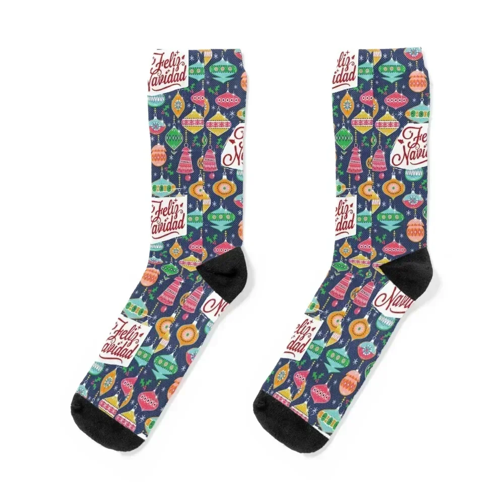 

Feliz navidad, mexican christmas Socks sport Soccer Socks For Girls Men's