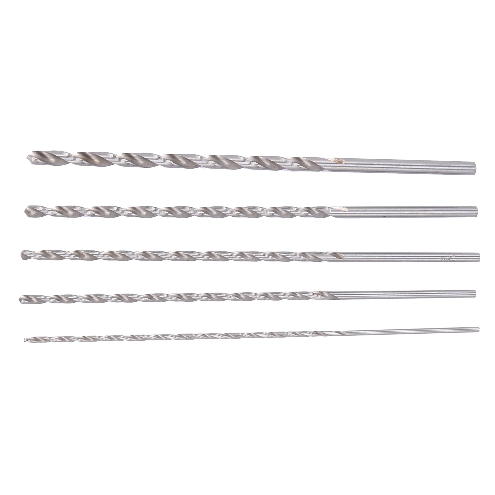 

ABUF-15PCS Extra Long High-Speed Steel Drill Bit Sets Straight Shank Twist Drill Bit Tool 2-5Mm For Wood