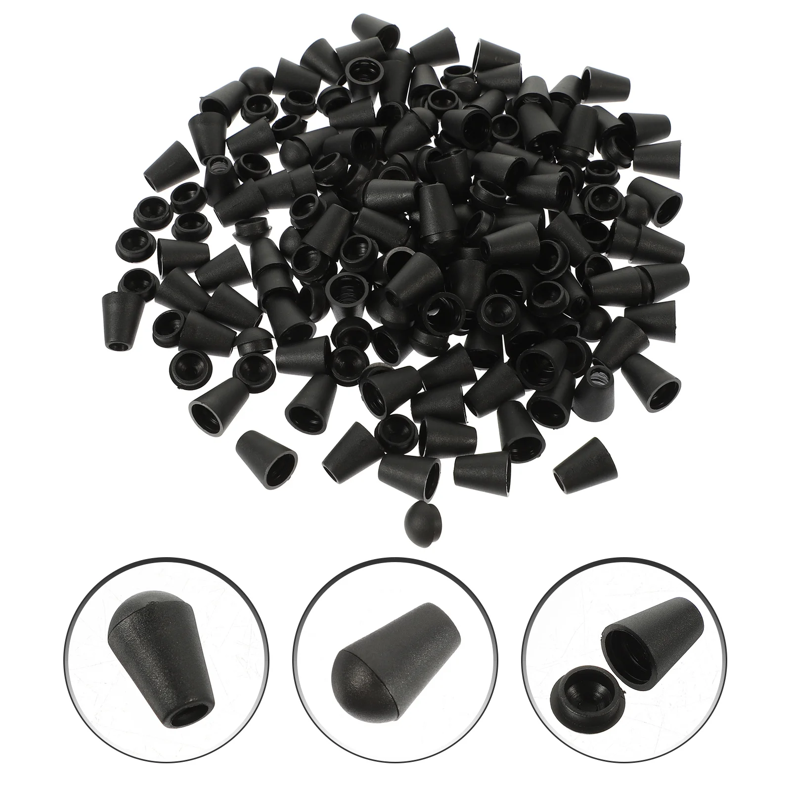 

100pcs Drawstring Cord Locks Plastic Rope End Stopper For Hoodie Sweatshirt Coat Hat Clothing Accessories Craft Sewing Supplies