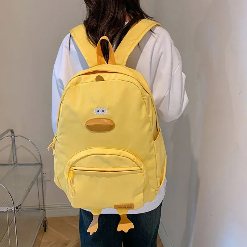 New Cartoon Duck Backpack Designer Cute Travel Bag Female College New Cartoon Duck Backpack Designer Cute Travel Bag Female College