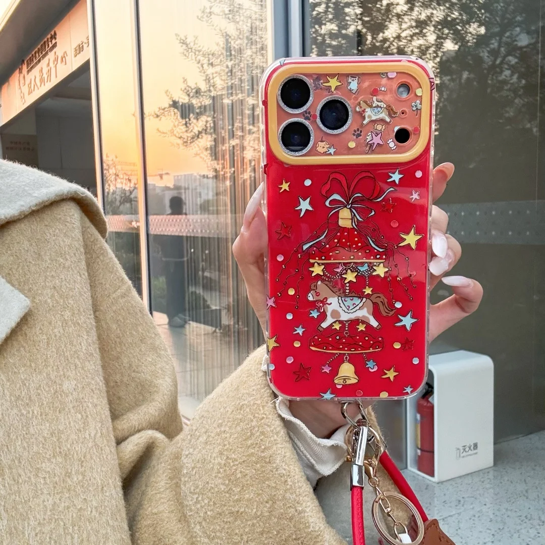 

Чехол для iPhone 17 Pro Max, 16, 15, 14 с закругленными краями и золотистым напылением – задняя крышка, подарок